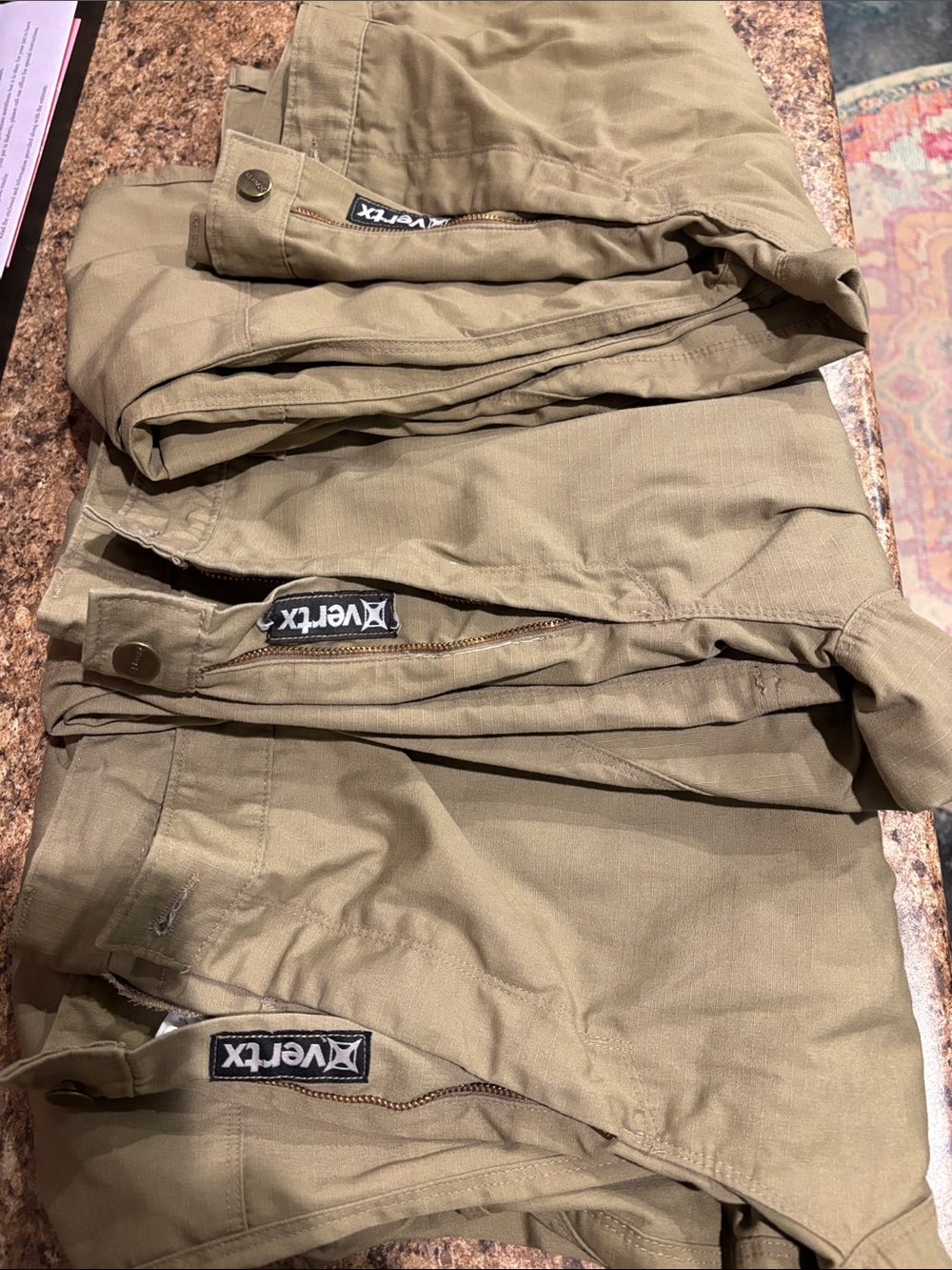 Vertx Men's Tactical Chinos in Khaki 4 pairs 38x30